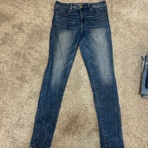 American Eagle Outfitters Blue Skinny Jeans with Stretch